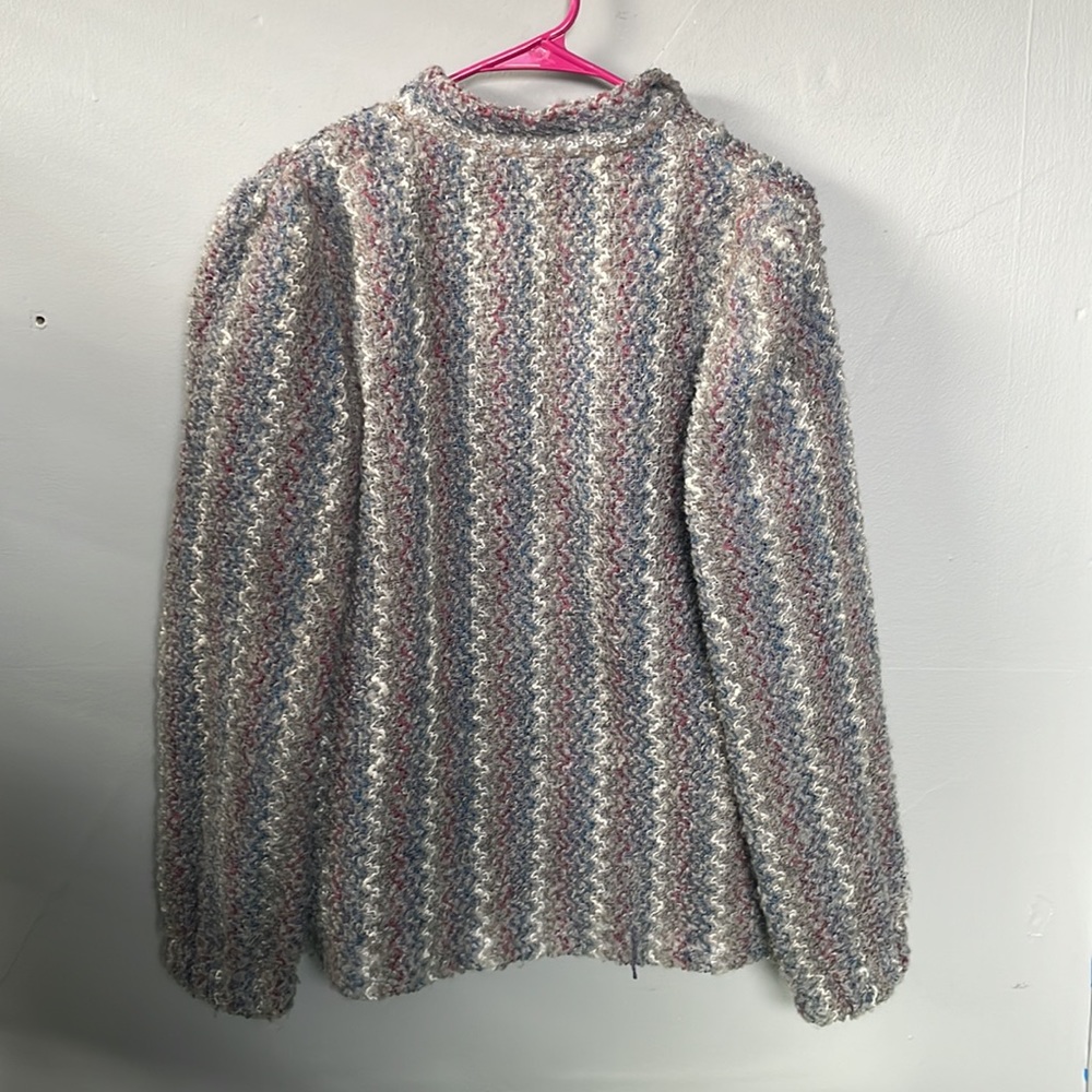 Vintage DK Gold by Donnkenny Size 10 Lambswool Blend Carpet Blazer old money 80s - Picture 5 of 7